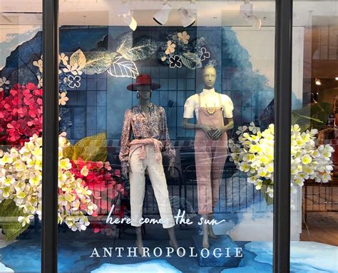 anthropologie window display job|anthropologie store displays for sale.